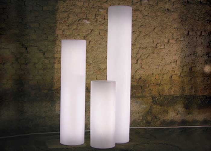 LED columns for events