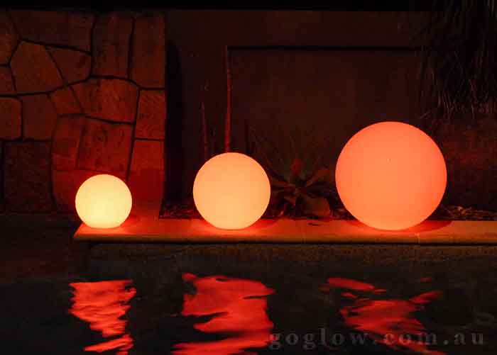 LED spheres for event hire