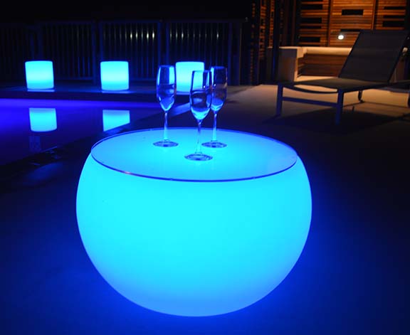 LED glow table