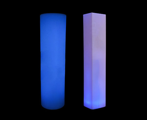 illuminated pillars large